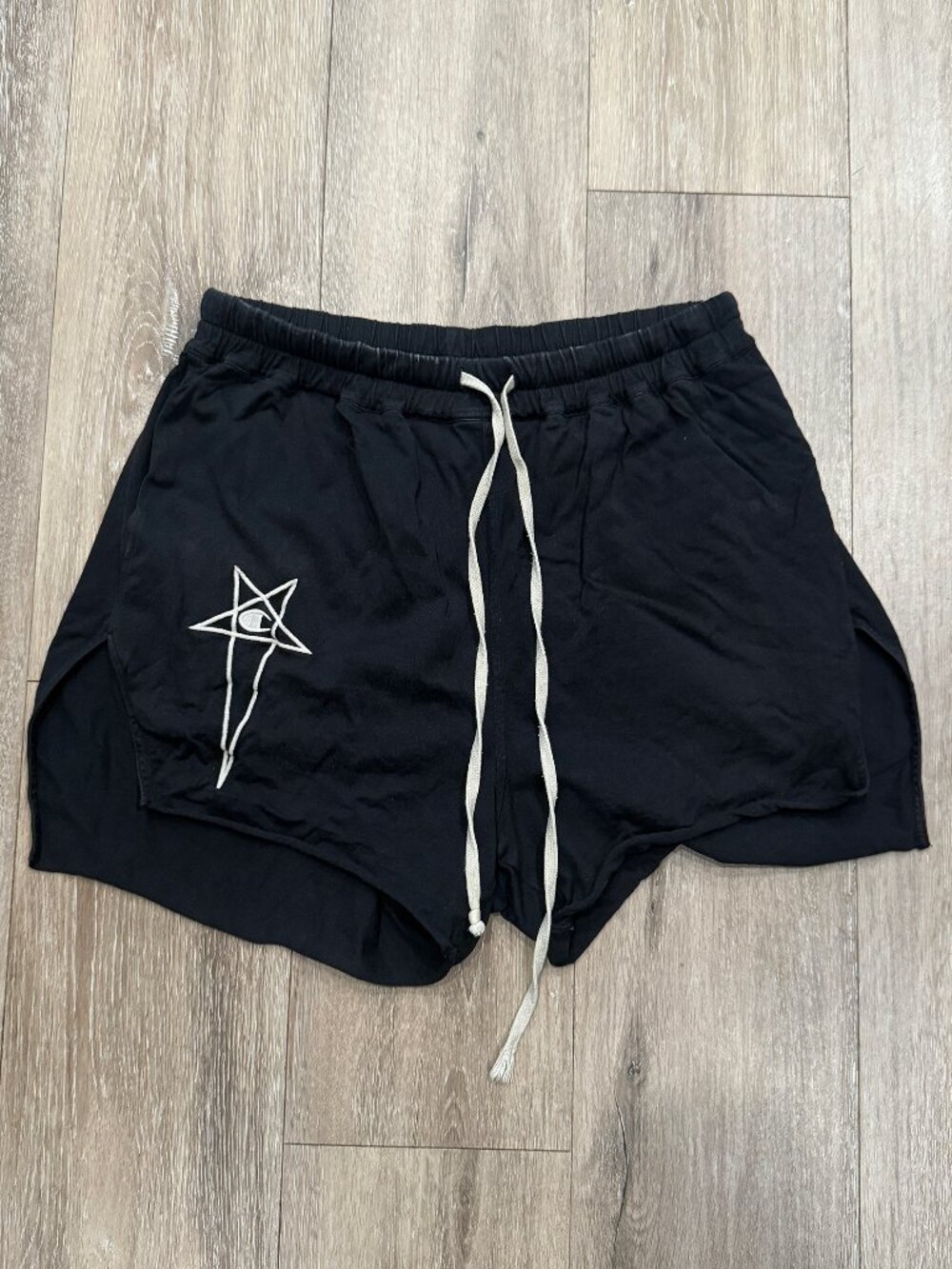 Rick Owens x Champion Black Dolphin Boxer Shorts – Size M